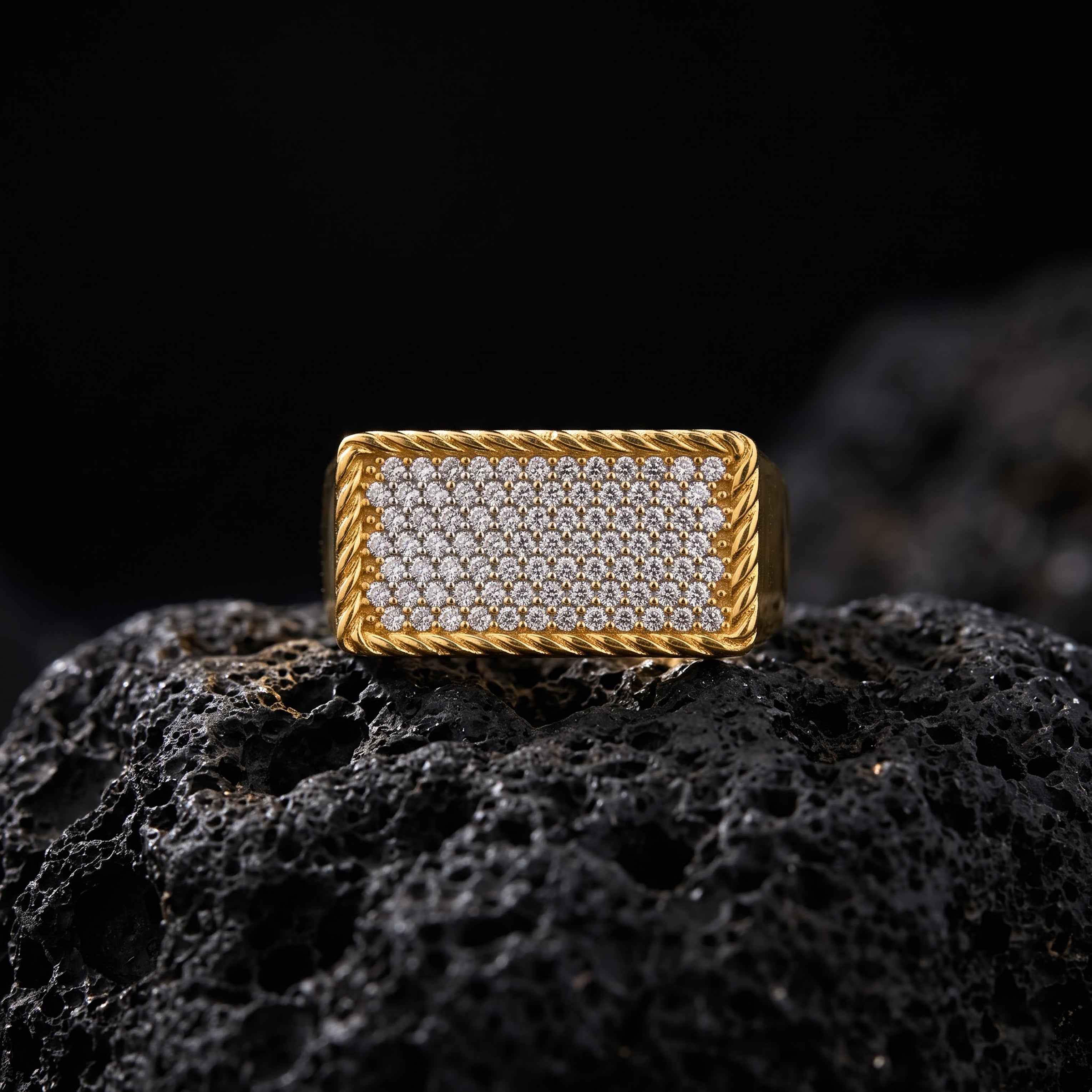 Rectangular Statement Ring GMR -38