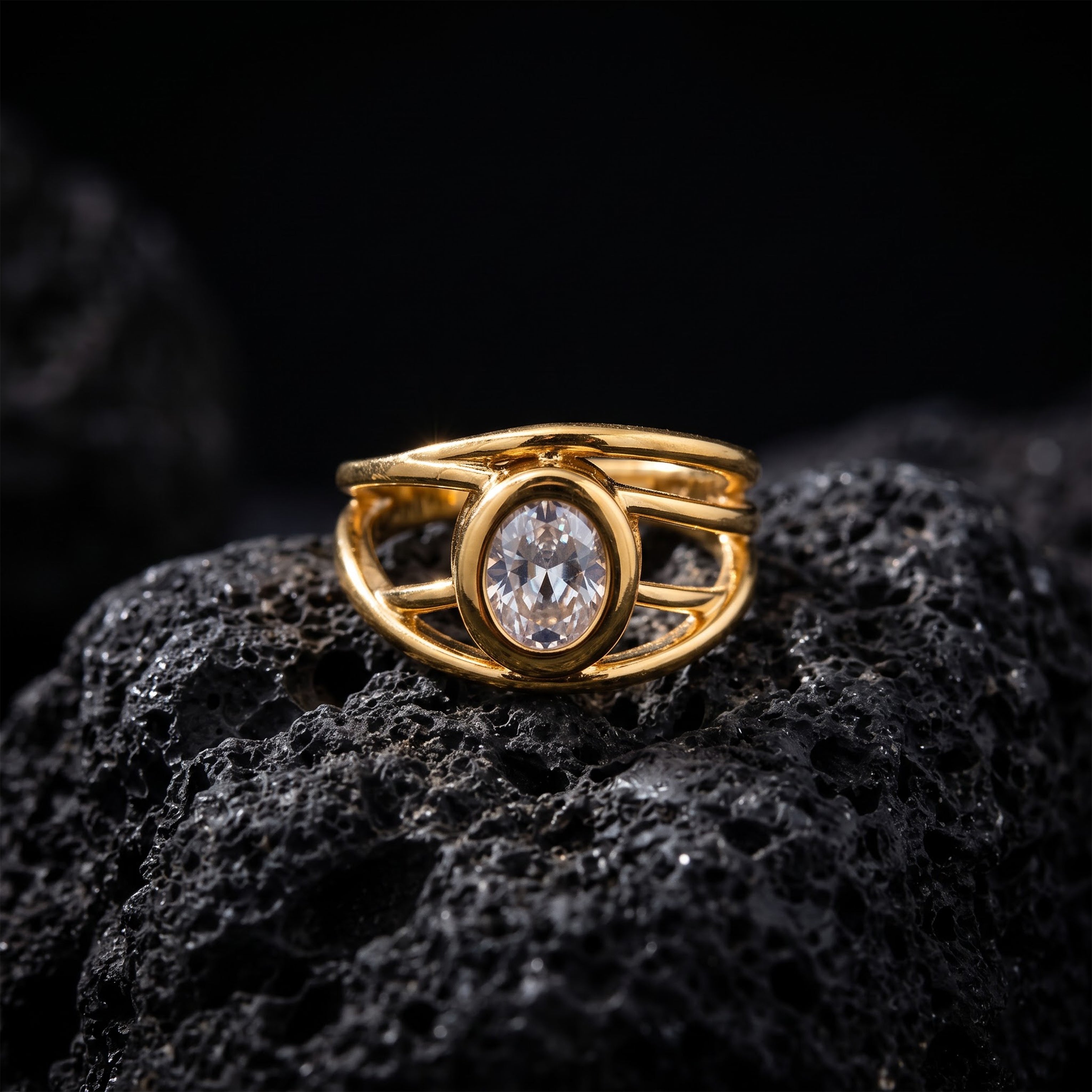 Aurelius Orbit Crystal Ring GMR -47