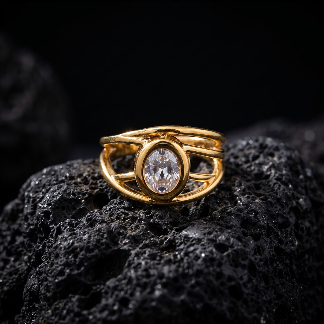 Aurelius Orbit Crystal Ring GMR -47
