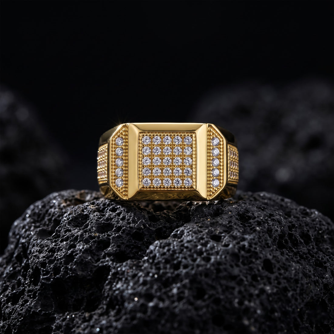 Crystal Grid Geometric Ring GMR -44