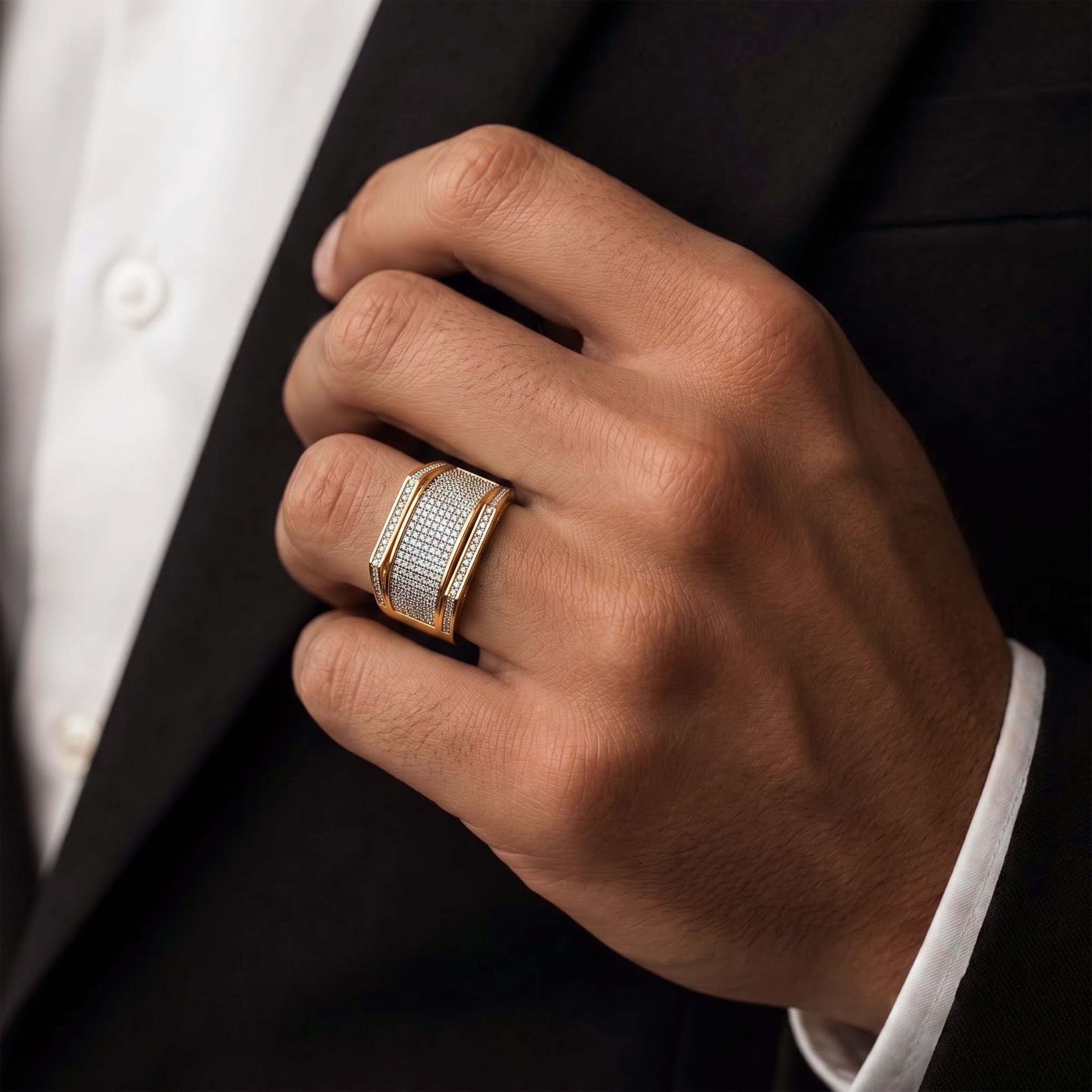 Iced Statement Ring GMR -13