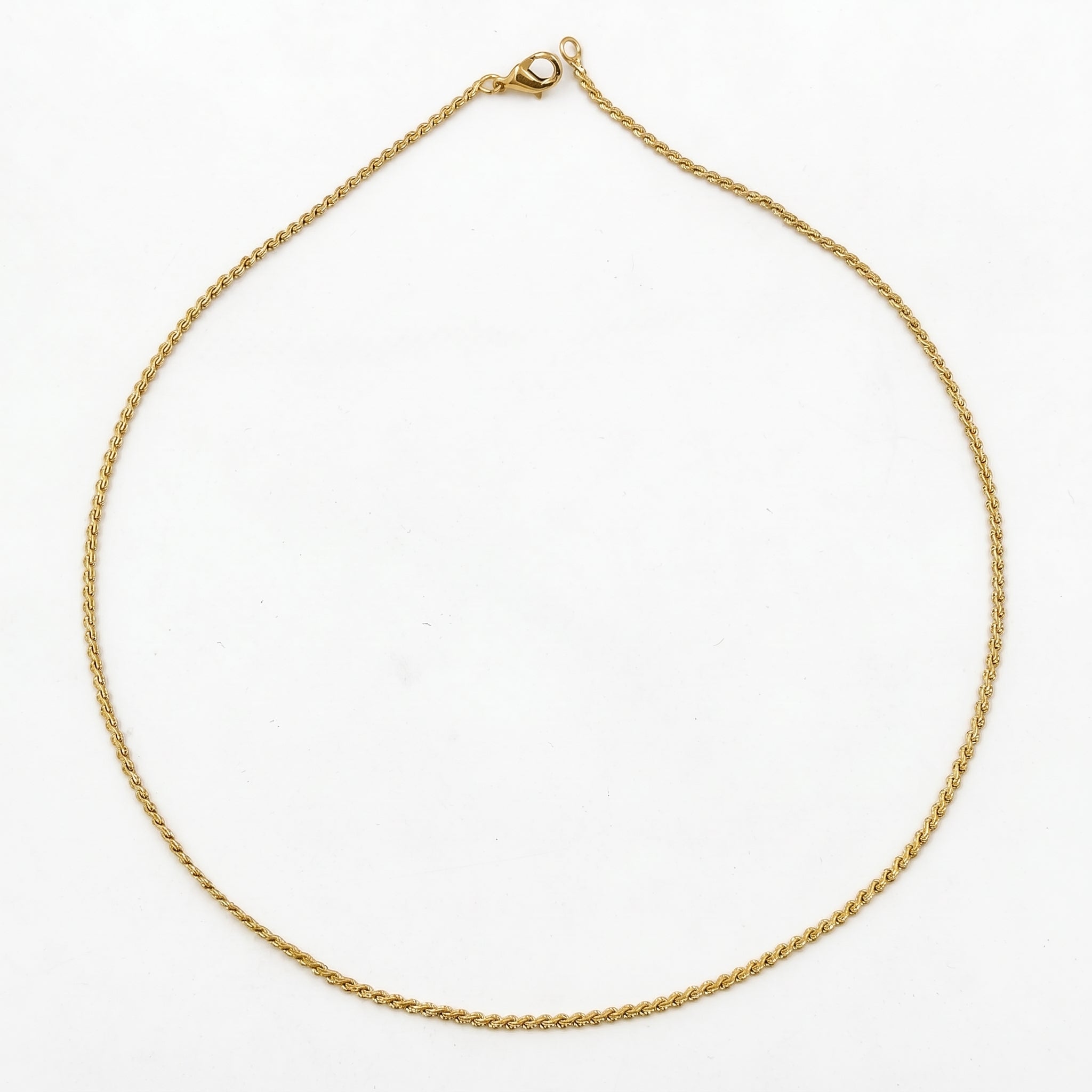 Gold Plated Rope Chain