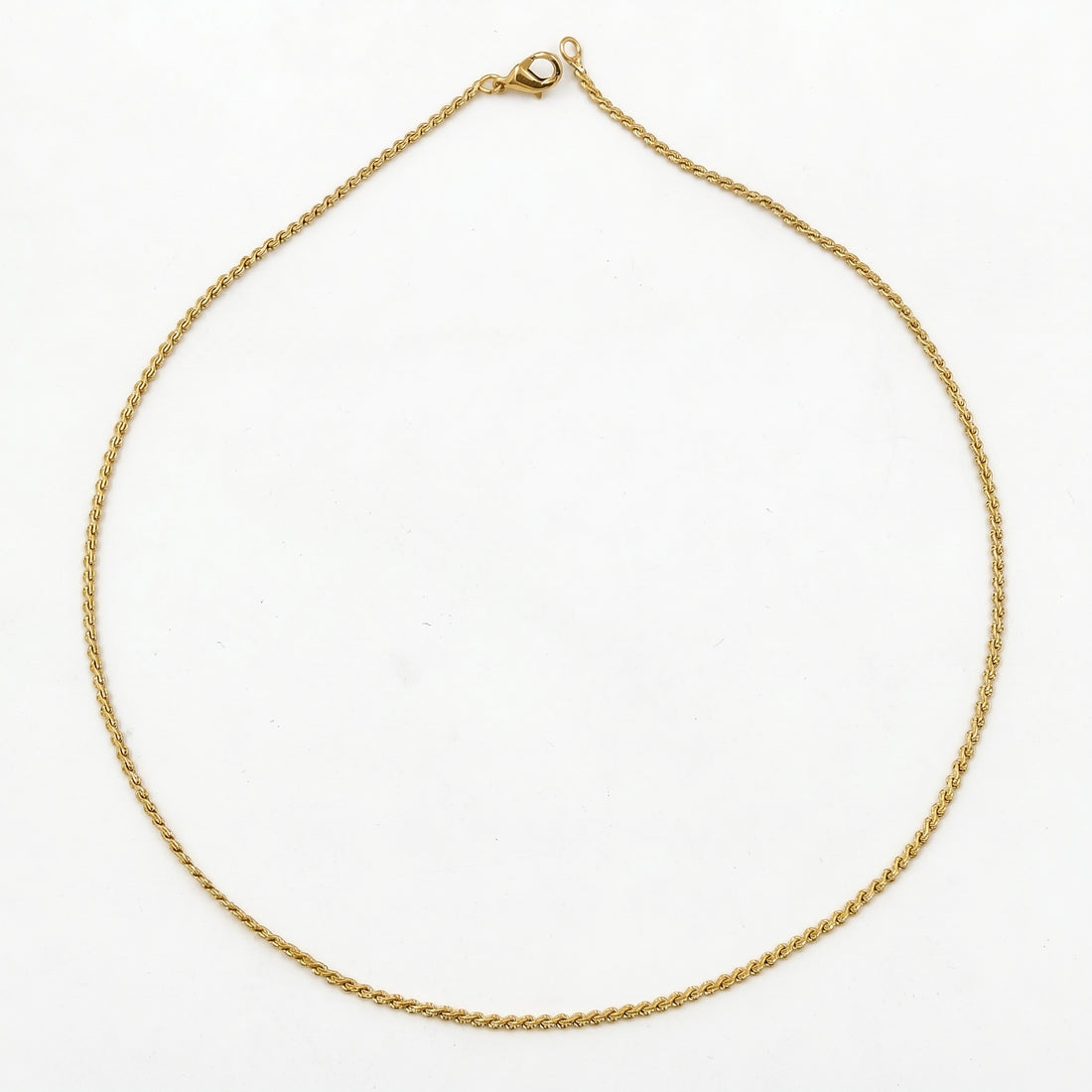 Gold Plated Rope Chain