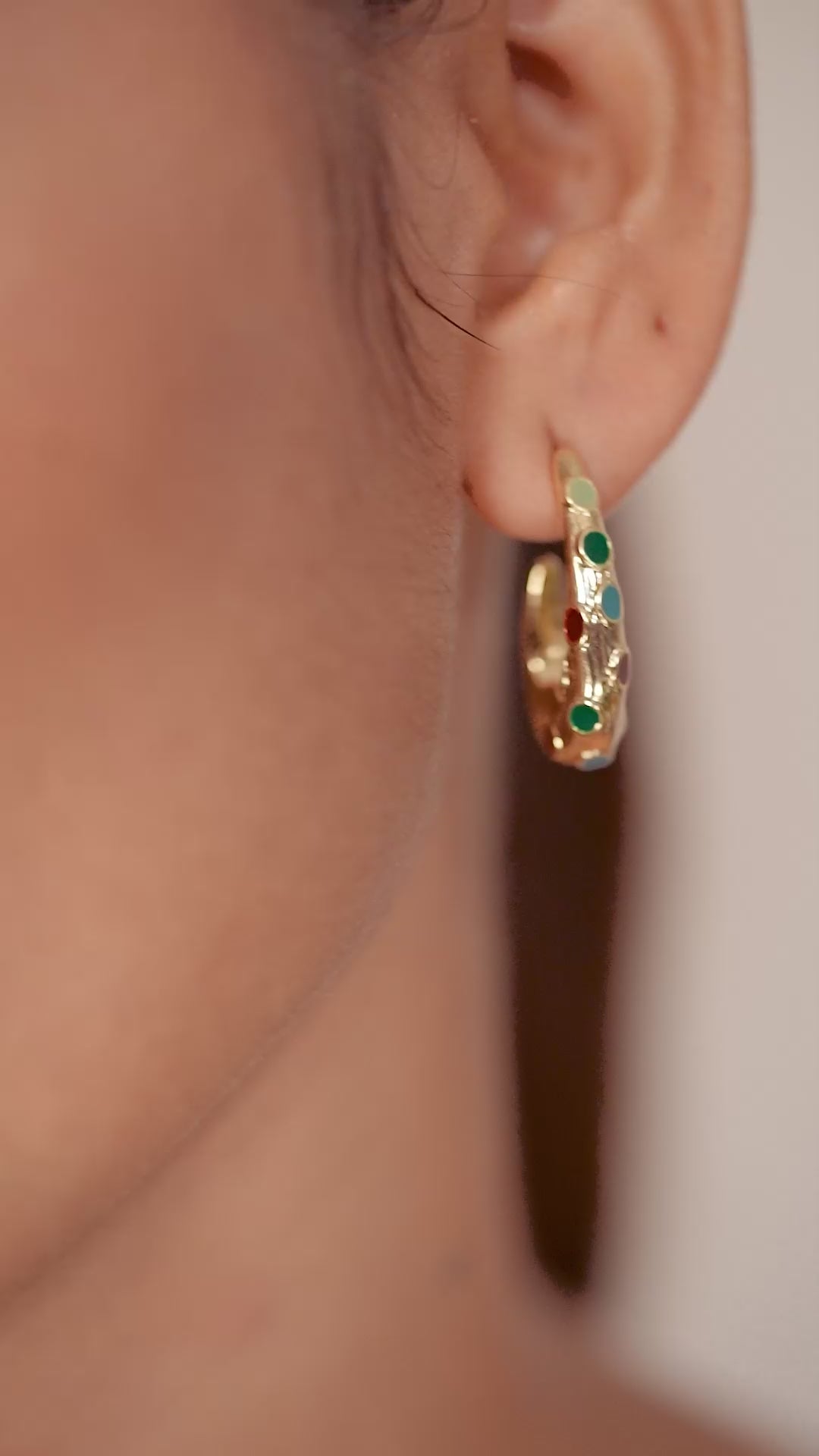 Navrang Elegance Hoops Womens Earring