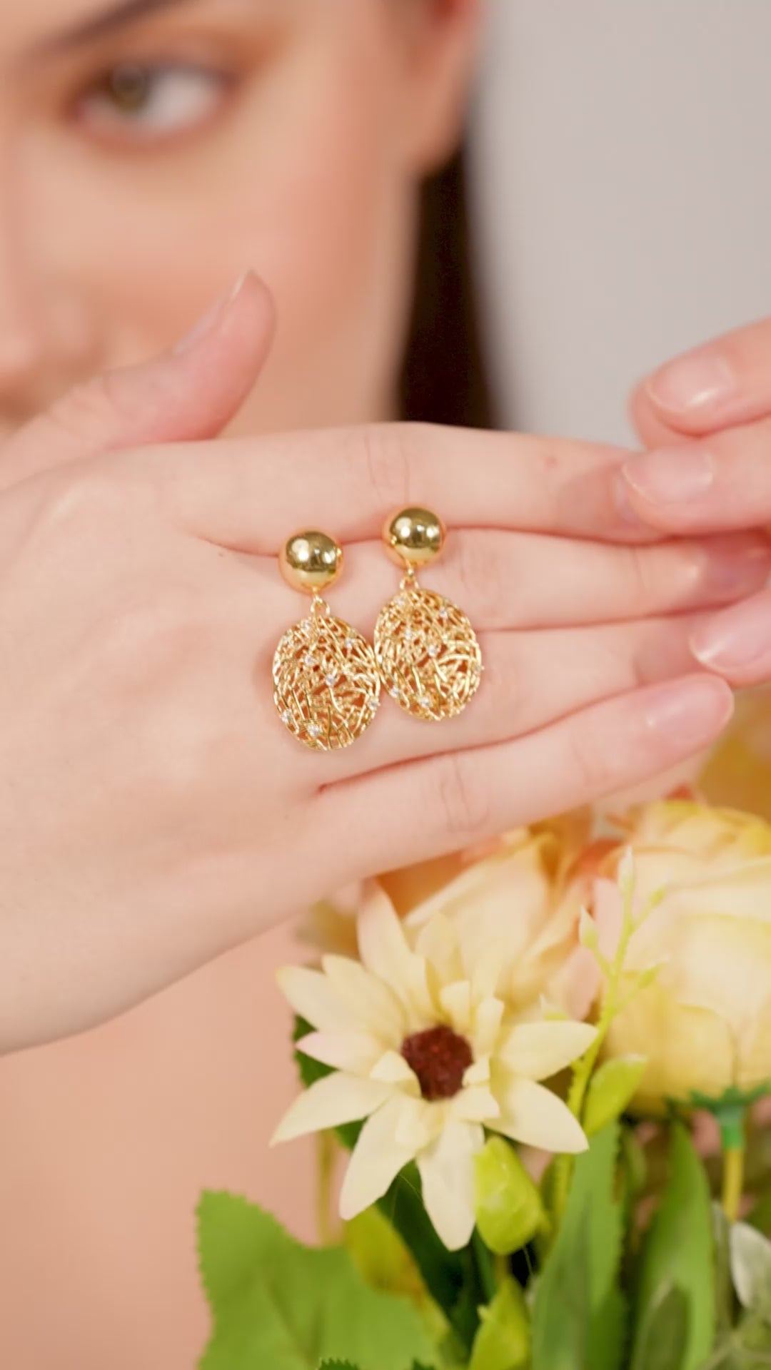 Sunora Weave Drops earrings