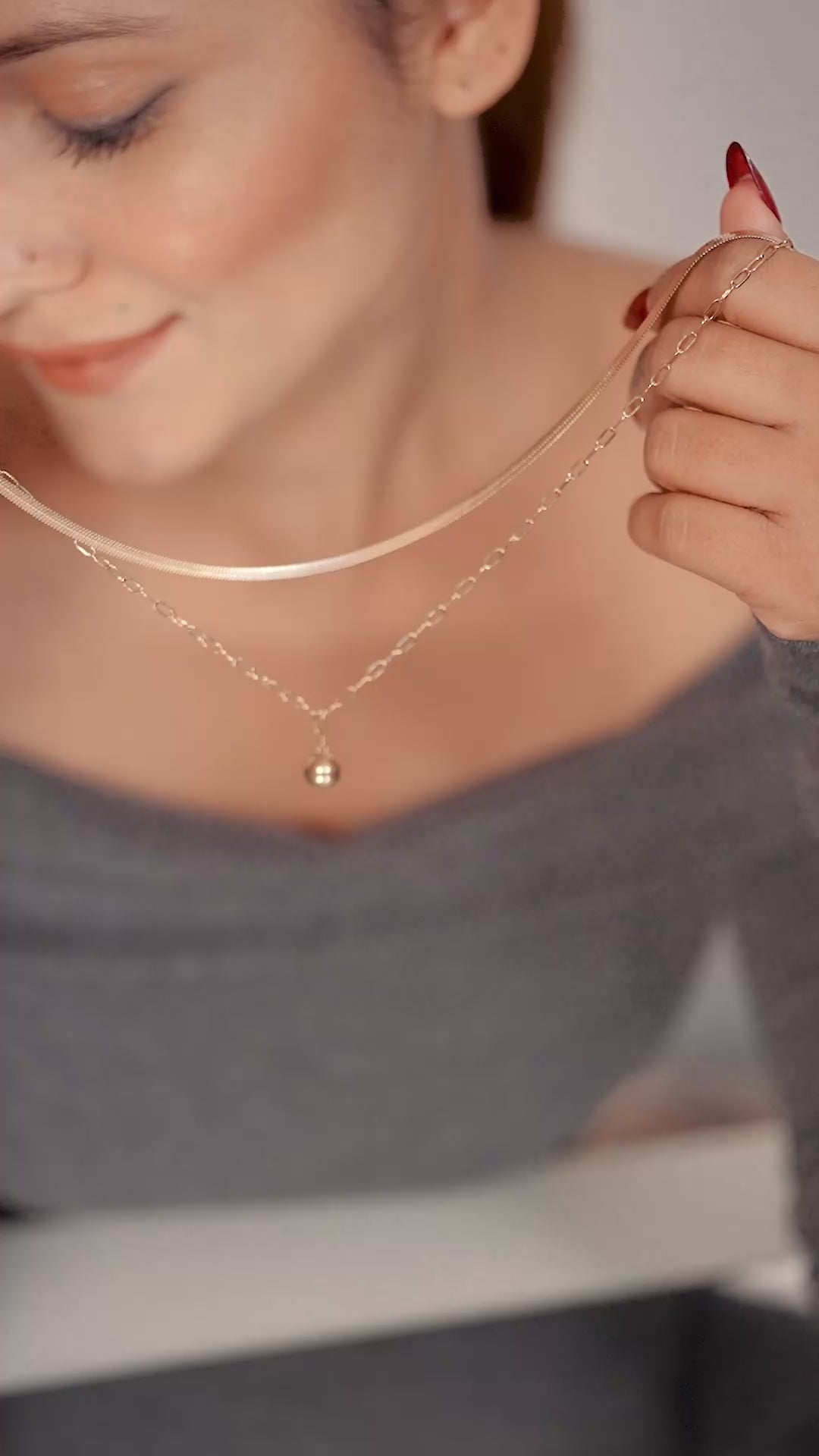 Zyra Twin Grace Womens Necklace