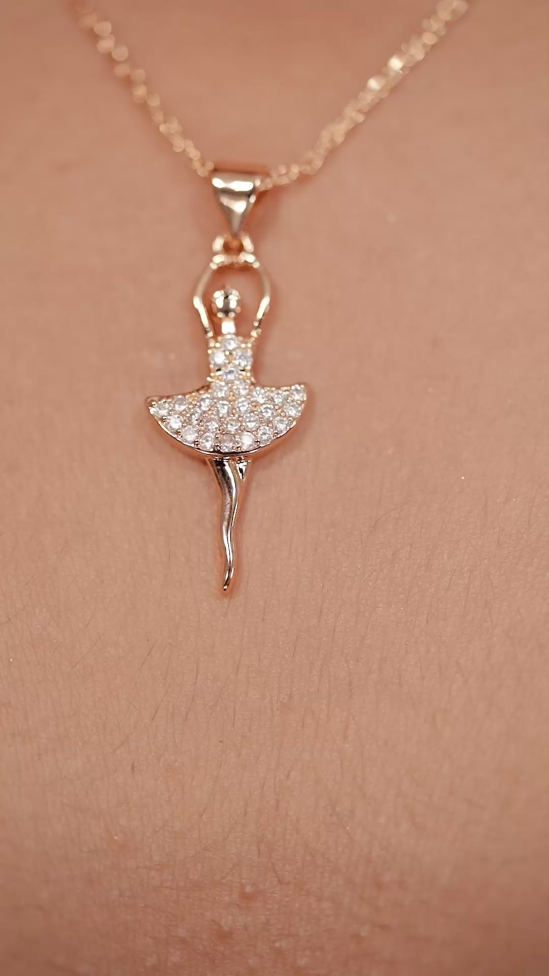 Twirl of Grace Womens Necklace