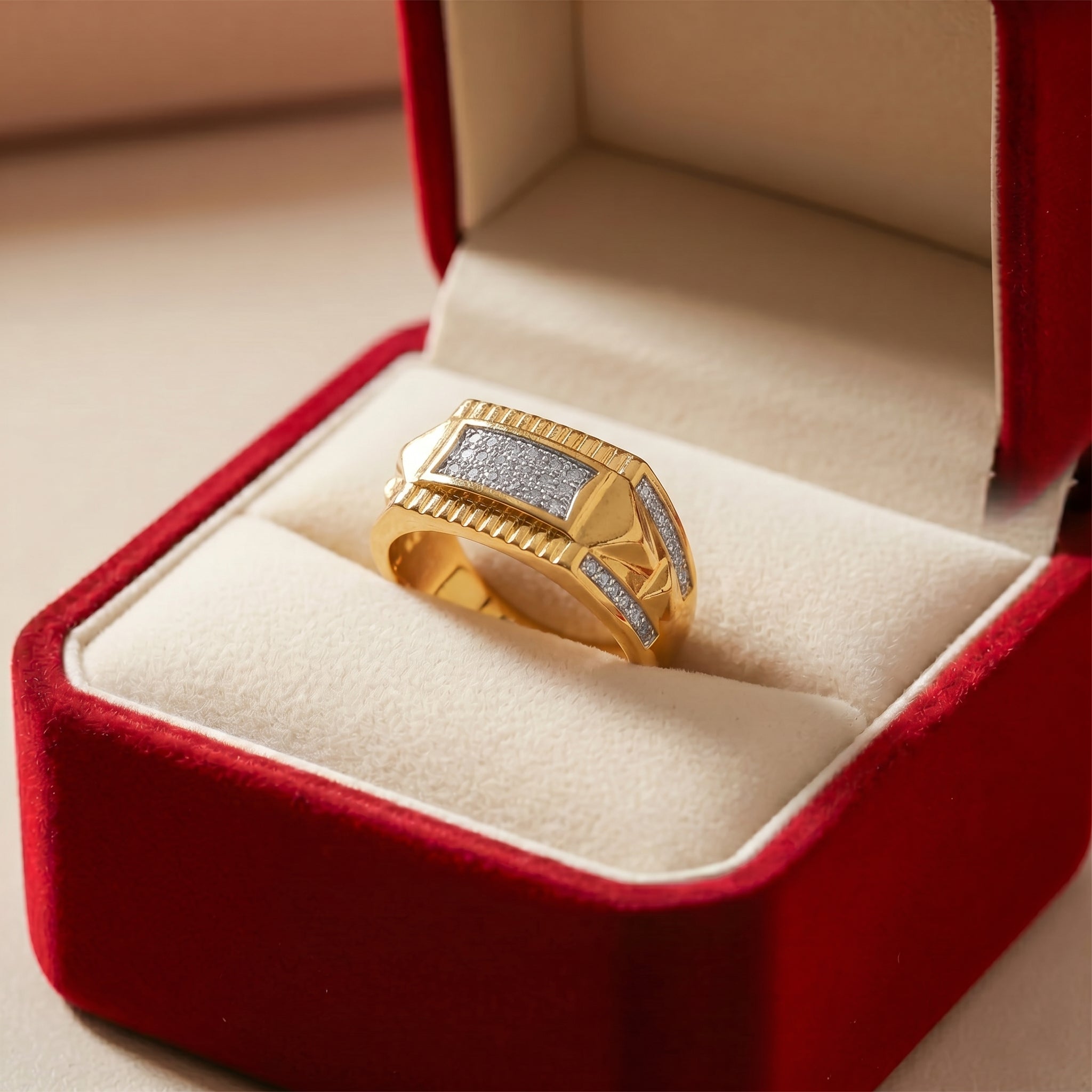 Royal Bar Gold Ring GMR -30